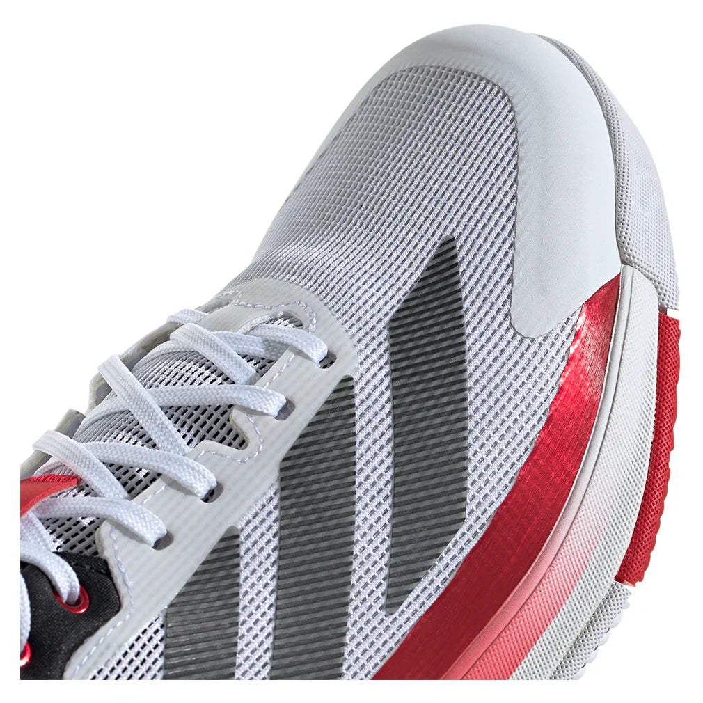 Men`s Crazyquick Boost Padel Shoes Footwear White and Lucid Red Footwear Adidas