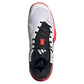 Junior`s Barricade Tennis Shoes White and Core Black Footwear Adidas
