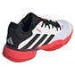 Junior`s Barricade Tennis Shoes White and Core Black Footwear Adidas