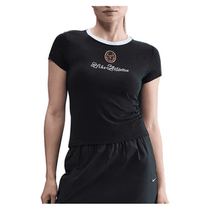 Women`s Court Club Sportswear Challenge Knit Mid Crop Top Apparel Nike