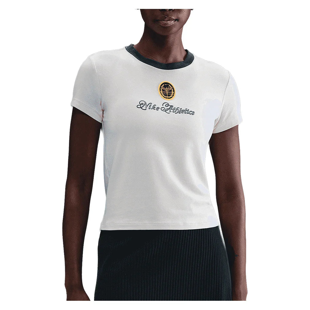 Women`s Court Club Sportswear Challenge Knit Mid Crop Top Apparel Nike