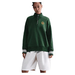 Women`s Phoenix Fleece Oversized Long Sleeve Quarter Zip Tennis Top Apparel Nike