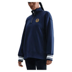 Women`s Phoenix Fleece Oversized Long Sleeve Quarter Zip Tennis Top Apparel Nike