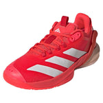 Women`s Adizero Cybersonic 2 Tennis Shoes Lucid Red and Powder Coral Footwear Adidas