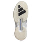Women`s Adizero Ubersonic 5 Tennis Shoes White and Silver Metallic Footwear Adidas