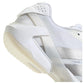 Women`s Adizero Ubersonic 5 Tennis Shoes White and Silver Metallic Footwear Adidas