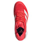 Women`s Adizero Ubersonic 5 Tennis Shoes Lucid Red and Lucid Pink Footwear Adidas