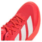 Women`s Adizero Ubersonic 5 Tennis Shoes Lucid Red and Lucid Pink Footwear Adidas