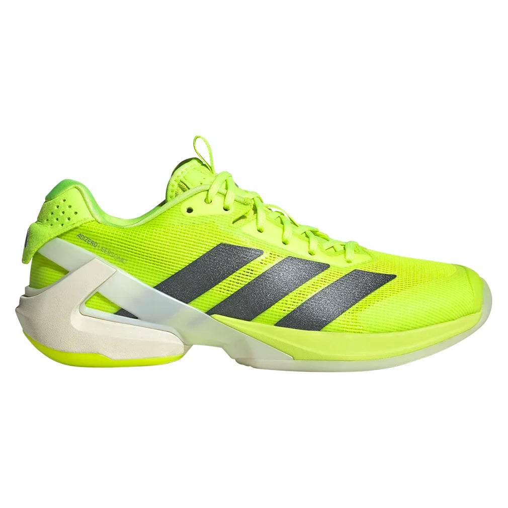 Women`s Adizero Ubersonic 5 Tennis Shoes Lucid Lemon and Powder Yellow Footwear Adidas