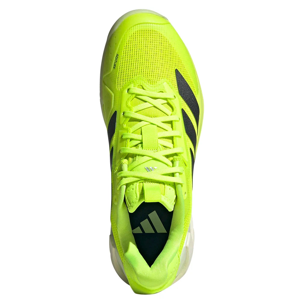 Women`s Adizero Ubersonic 5 Tennis Shoes Lucid Lemon and Powder Yellow Footwear Adidas