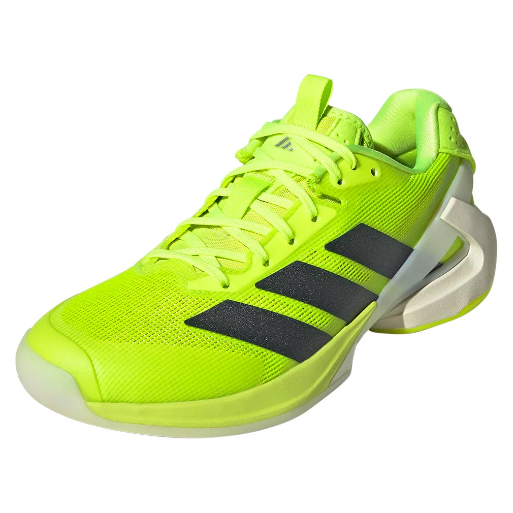 Women`s Adizero Ubersonic 5 Tennis Shoes Lucid Lemon and Powder Yellow Footwear Adidas