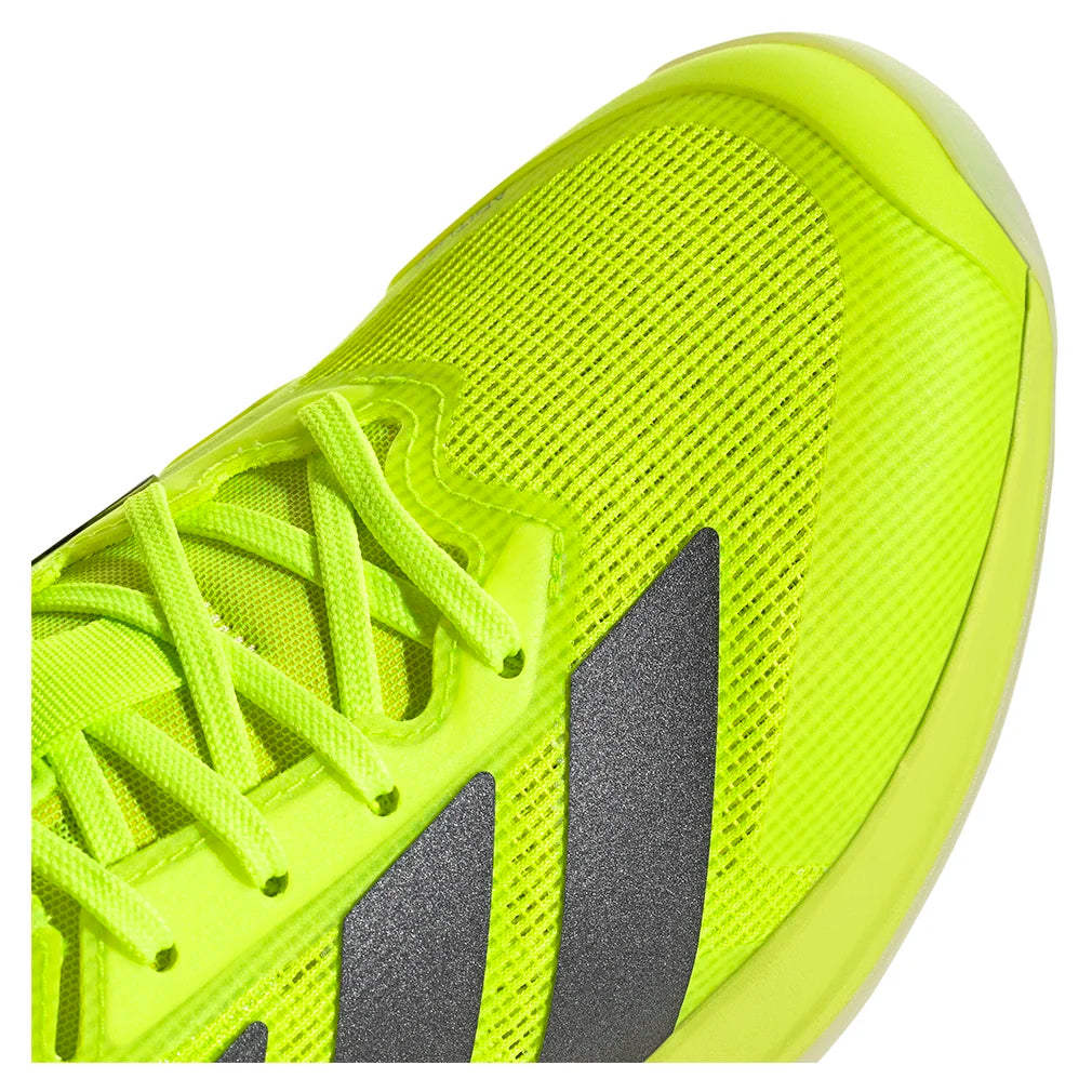 Women`s Adizero Ubersonic 5 Tennis Shoes Lucid Lemon and Powder Yellow Footwear Adidas
