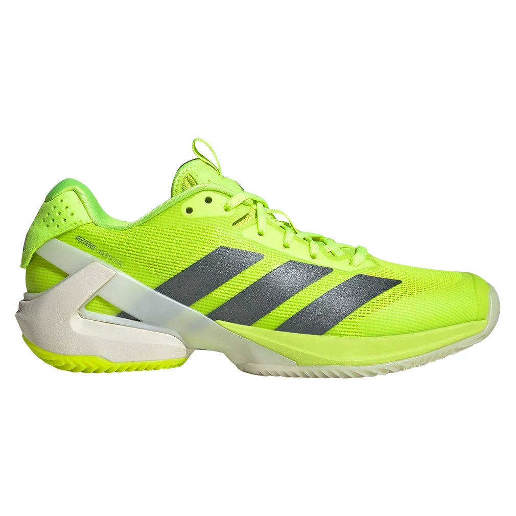 Women`s Adizero Ubersonic 5 Clay Tennis Shoes Lucid Lemon and Powder Yellow Footwear Adidas