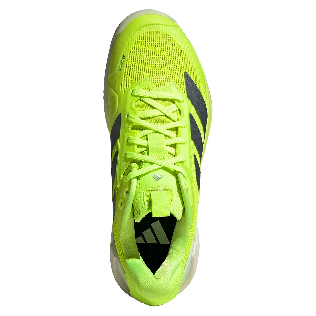 Women`s Adizero Ubersonic 5 Clay Tennis Shoes Lucid Lemon and Powder Yellow Footwear Adidas