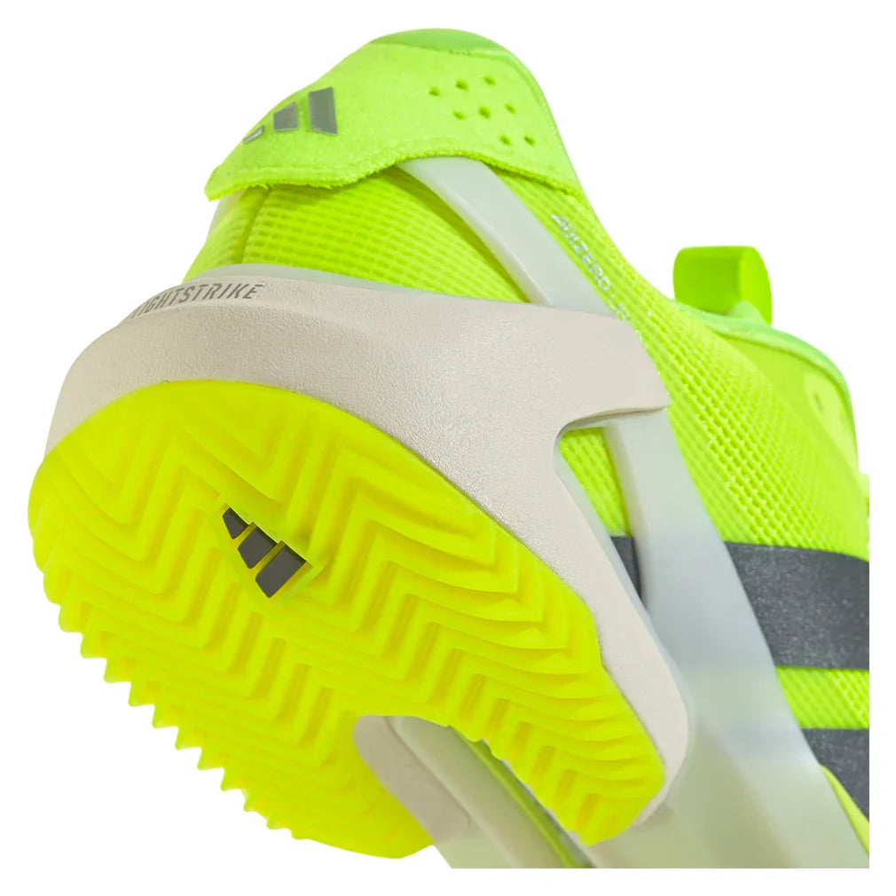 Women`s Adizero Ubersonic 5 Clay Tennis Shoes Lucid Lemon and Powder Yellow Footwear Adidas