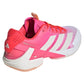 Women`s Adizero Ubersonic 5 Tennis Shoes Lucid Pink and Lucid Red Footwear Adidas