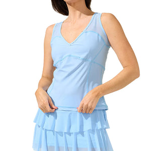 Women`s It`s Hot In Here Tennis Tank Global Apparel Bobbe
