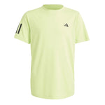 Boys' 3 Stripe Tennis Top Pulse Lime Apparel Adidas