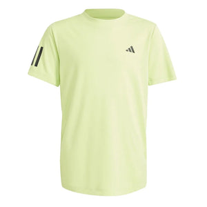 Boys' 3 Stripe Tennis Top Pulse Lime Apparel Adidas