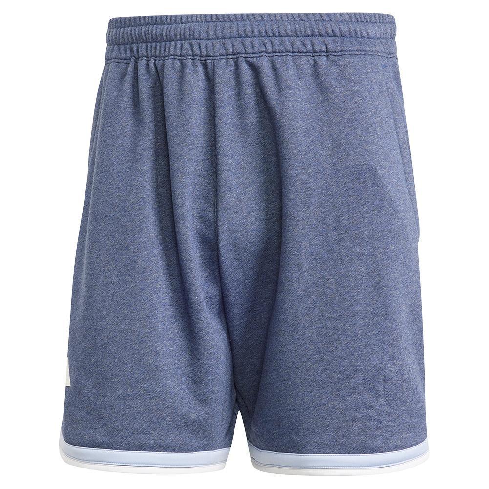 Men`s Clubhouse 9 inch Premium Classic Tennis Shorts Noble Indigo Apparel Adidas