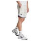 Men's Clubhouse 7 inch Premium Classic Tennis Shorts White Melange Adidas