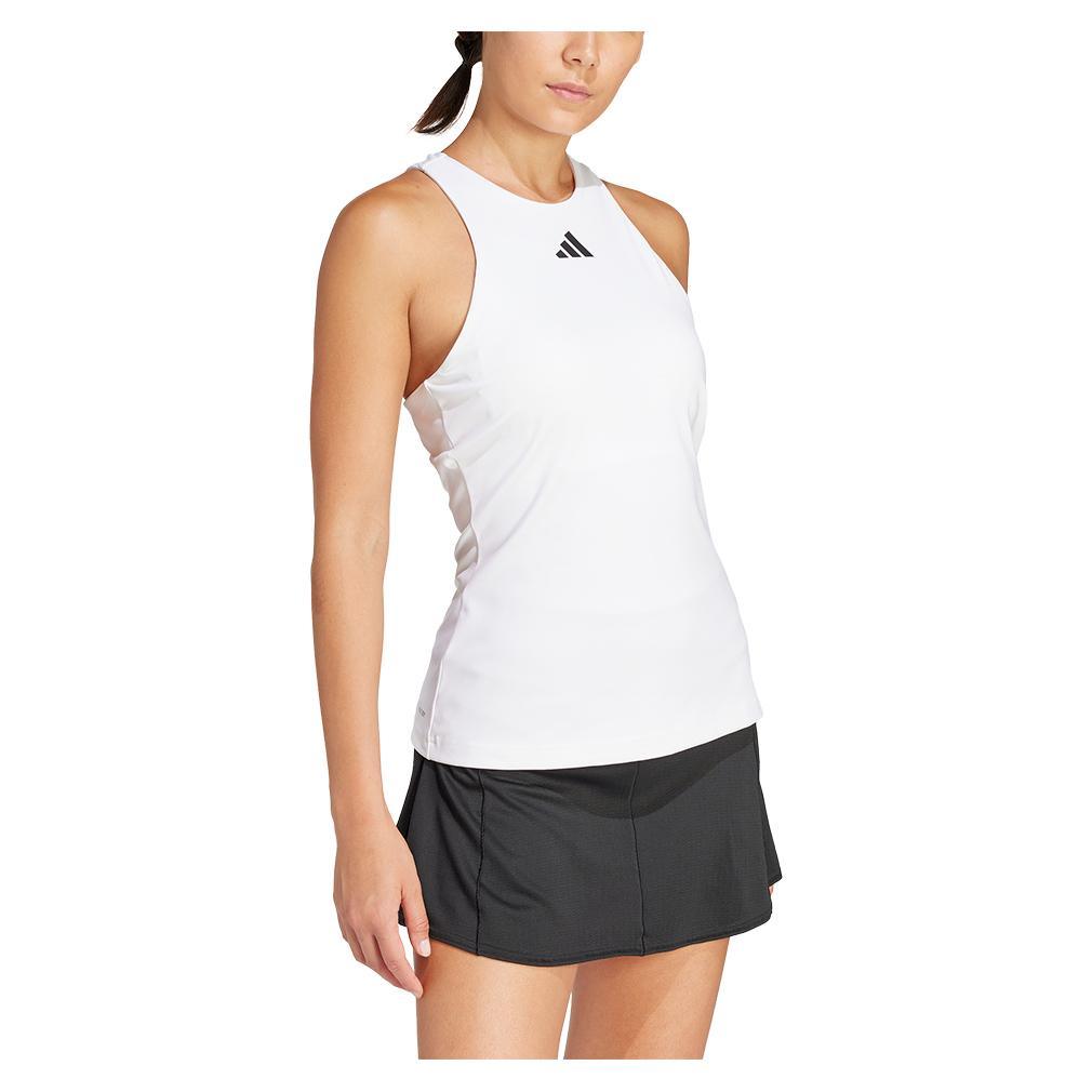 Women's Y Tennis Tank White Adidas