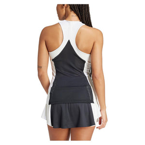 Women's Premium Tennis Tank Black and White Adidas