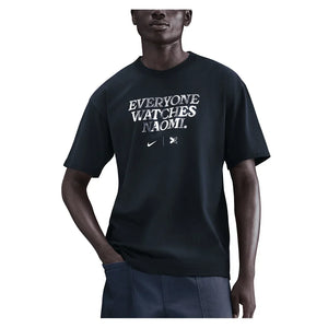 Men`s Naomi Osaka Tennis T-Shirt Black Apparel Nike
