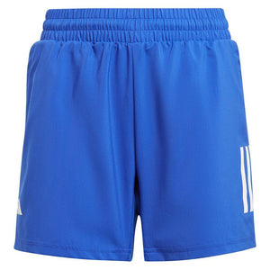 Boys' Club 3 Stripe Tennis Short Lucid Blue Apparel Adidas