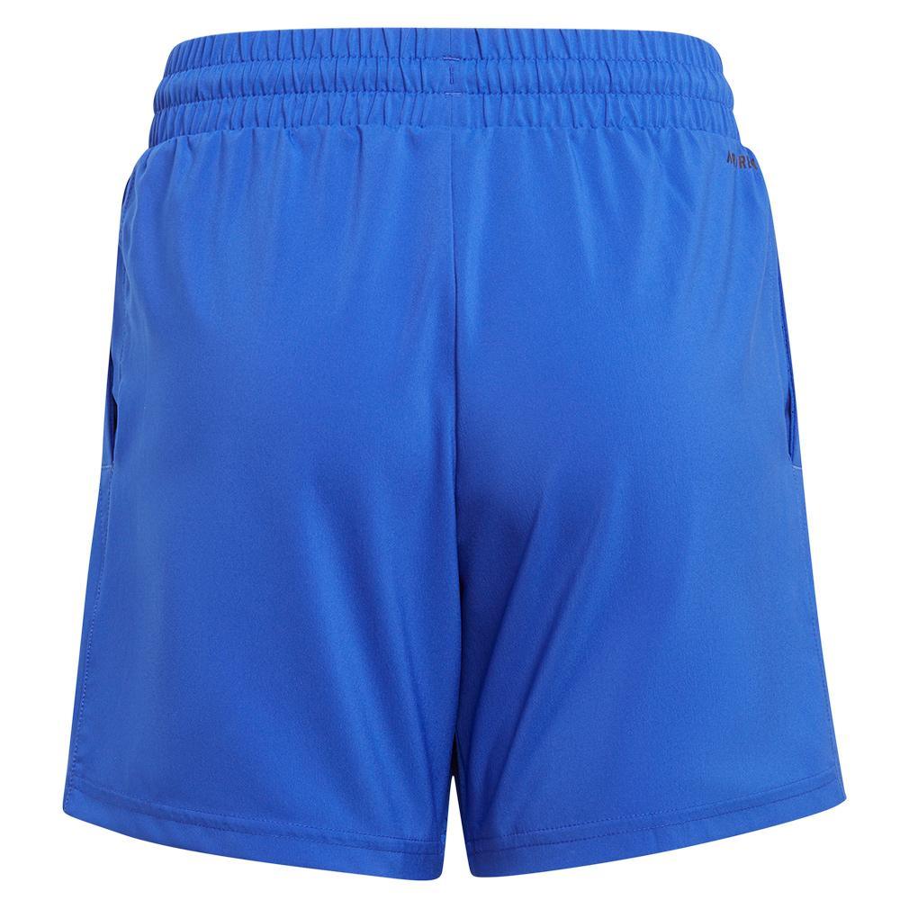 Boys' Club 3 Stripe Tennis Short Lucid Blue Apparel Adidas