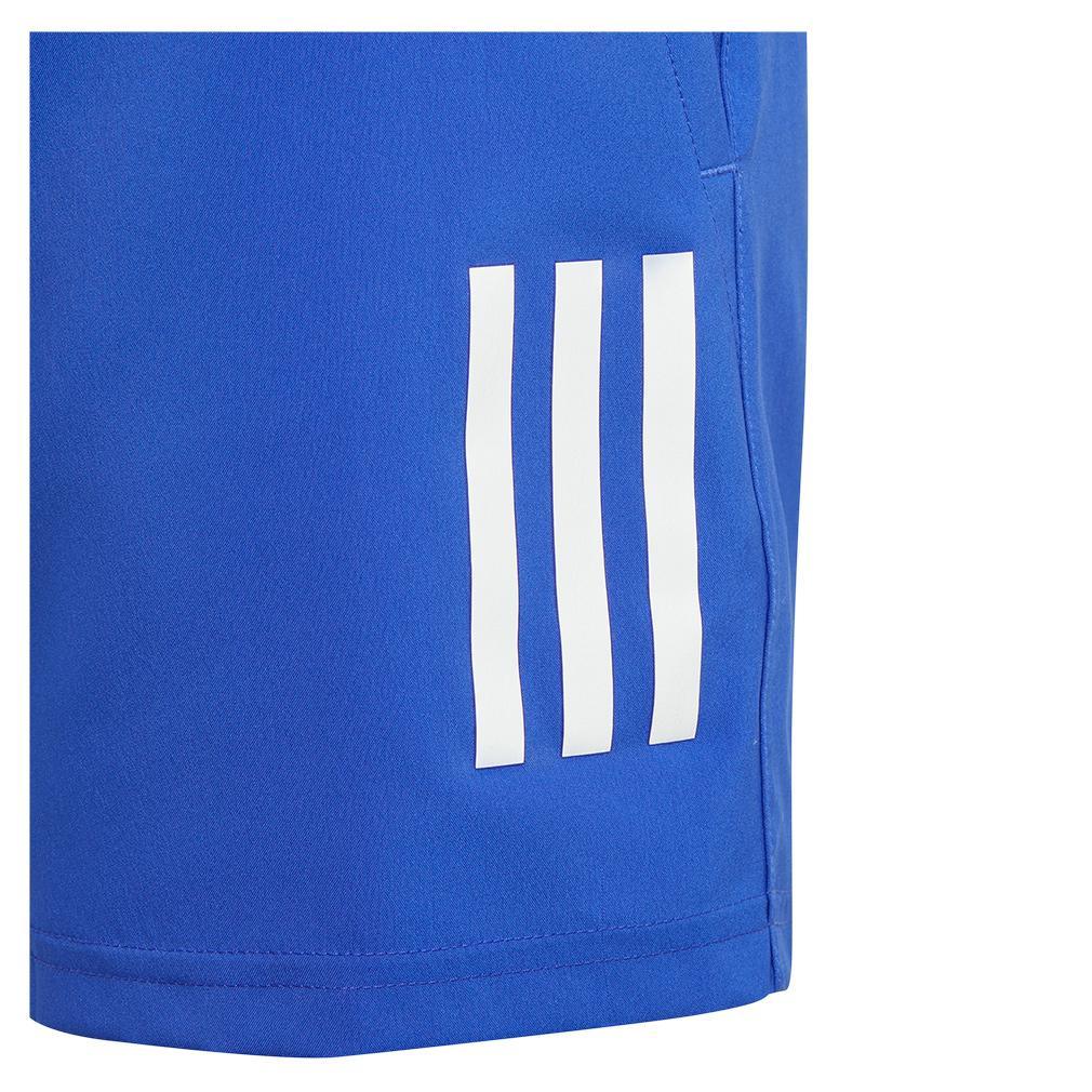Boys' Club 3 Stripe Tennis Short Lucid Blue Apparel Adidas