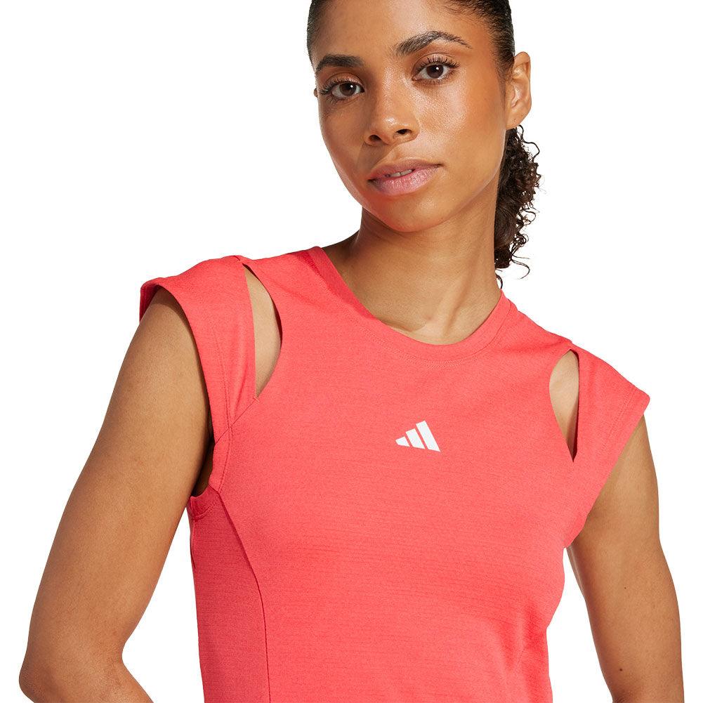 Women`s Climacool Pro Tennis Dress Semi Lucid Red Apparel Adidas