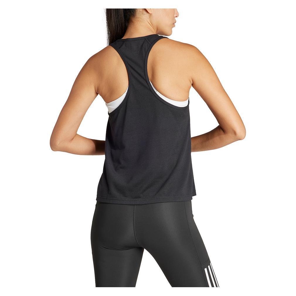 Women's Minimal Essential Branding Tank Black Adidas