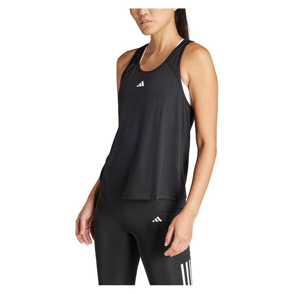 Women's Minimal Essential Branding Tank Black Adidas