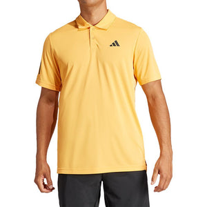 Men's Club 3 Stripe Tennis Polo Hazy Orange Adidas