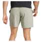Men's 9 Inch Club Woven Stretch Tennis Shorts SIlver Pebble Adidas