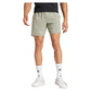 Men's 9 Inch Club Woven Stretch Tennis Shorts SIlver Pebble Adidas
