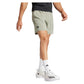 Men's 9 Inch Club Woven Stretch Tennis Shorts SIlver Pebble Adidas