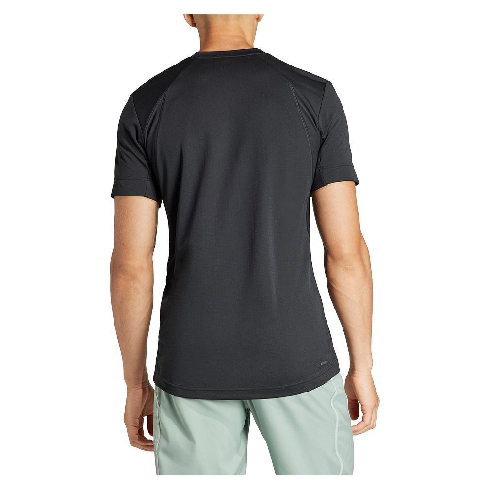 Men's Freelift Tennis Top Black Adidas