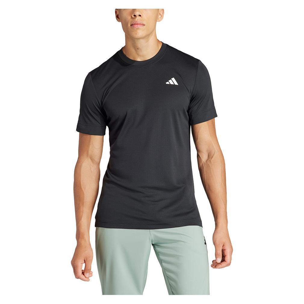 Men's Freelift Tennis Top Black Adidas