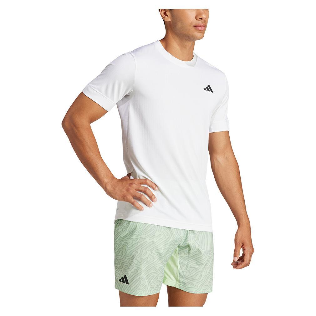Men's Freelift Tennis Top White Adidas