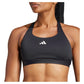 Women`s TLRD Move High Support A-B Cup Training Bra Black Apparel Adidas