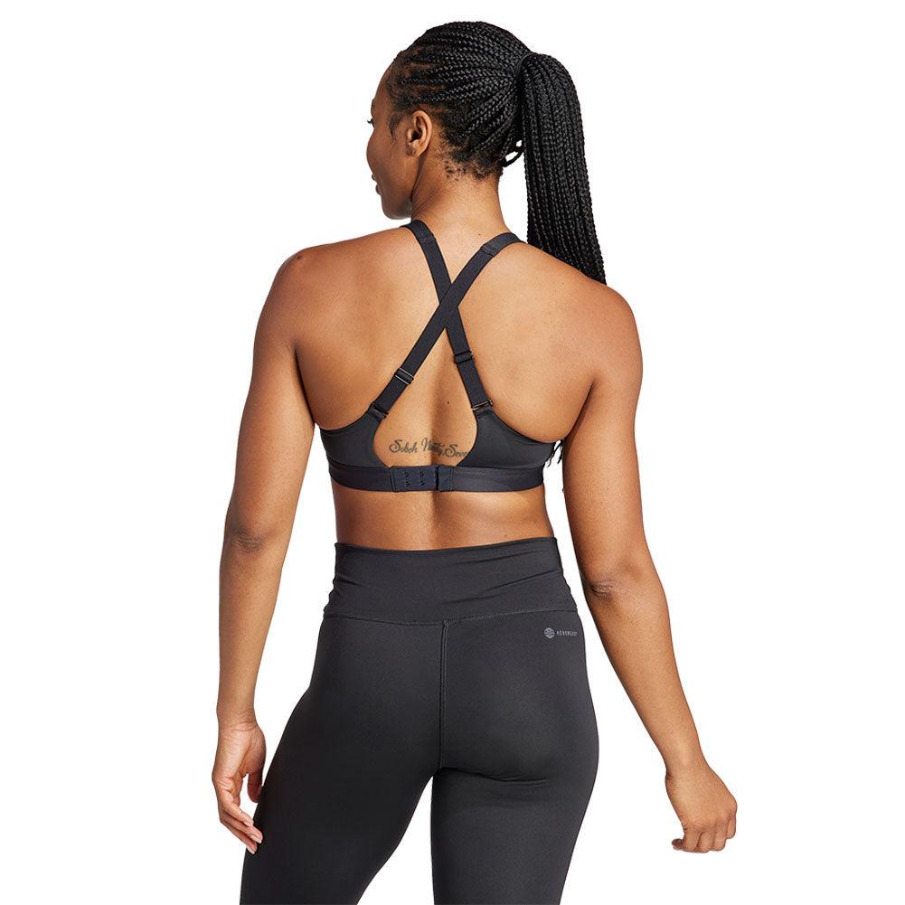 Women`s TLRD Move High Support A-B Cup Training Bra Black Apparel Adidas
