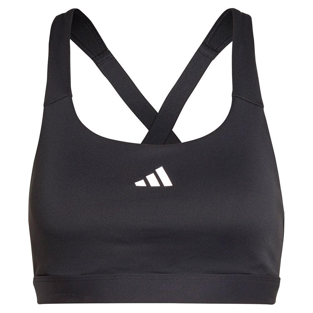 Women`s TLRD Move High Support A-B Cup Training Bra Black Apparel Adidas
