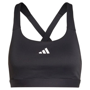 Women`s TLRD Move High Support A-B Cup Training Bra Black Apparel Adidas