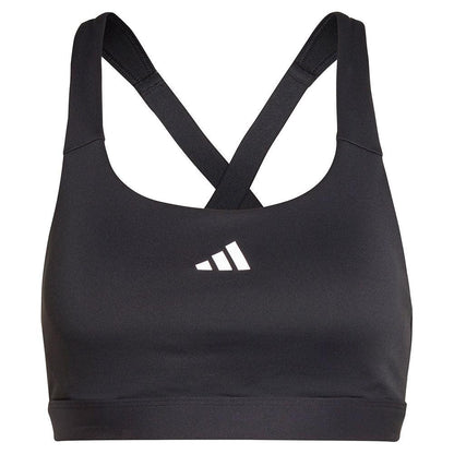 Women`s TLRD Move High Support A-B Cup Training Bra Black Apparel Adidas