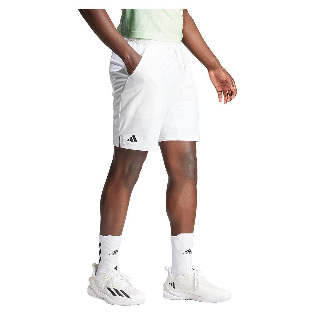 Men's Ergo 7 Inch Tennis Short White Adidas