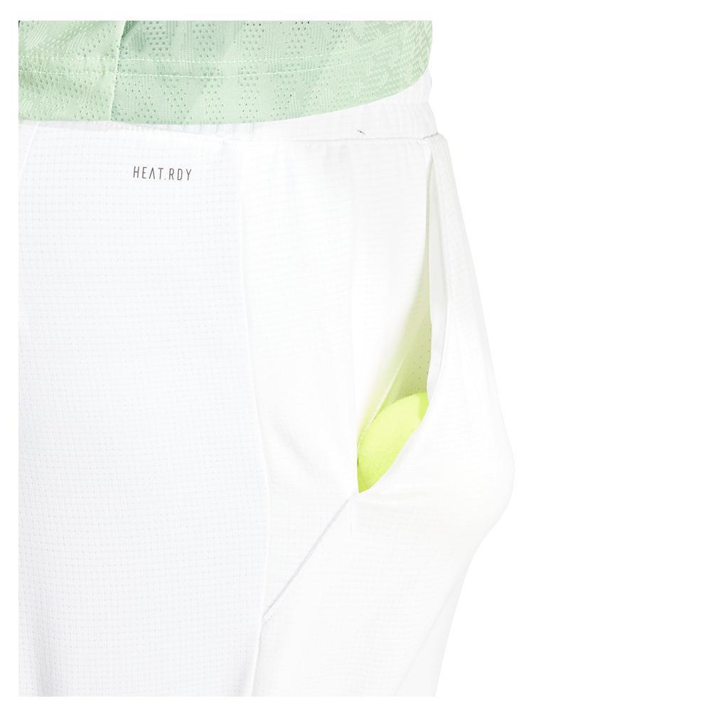 Men's Ergo 9 Inch Tennis Short White Adidas