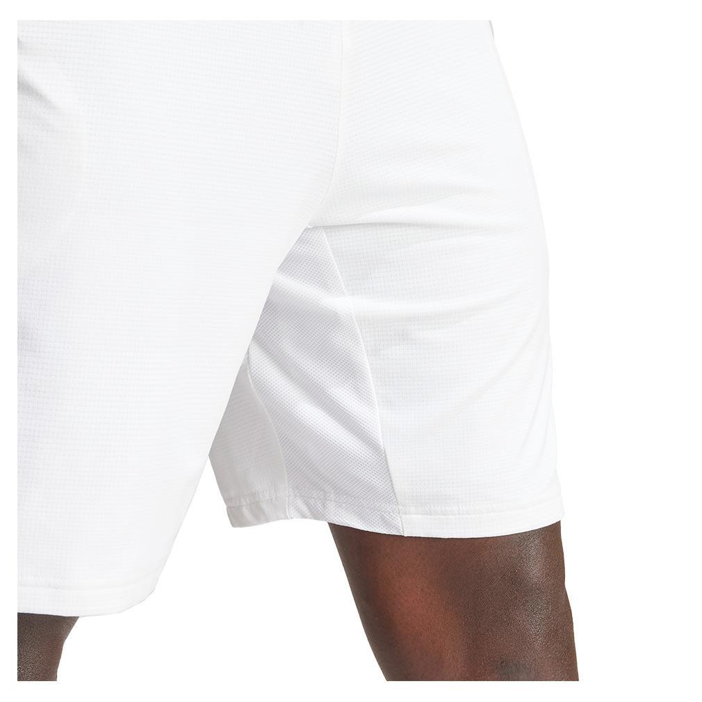 Men's Ergo 7 Inch Tennis Short White Adidas