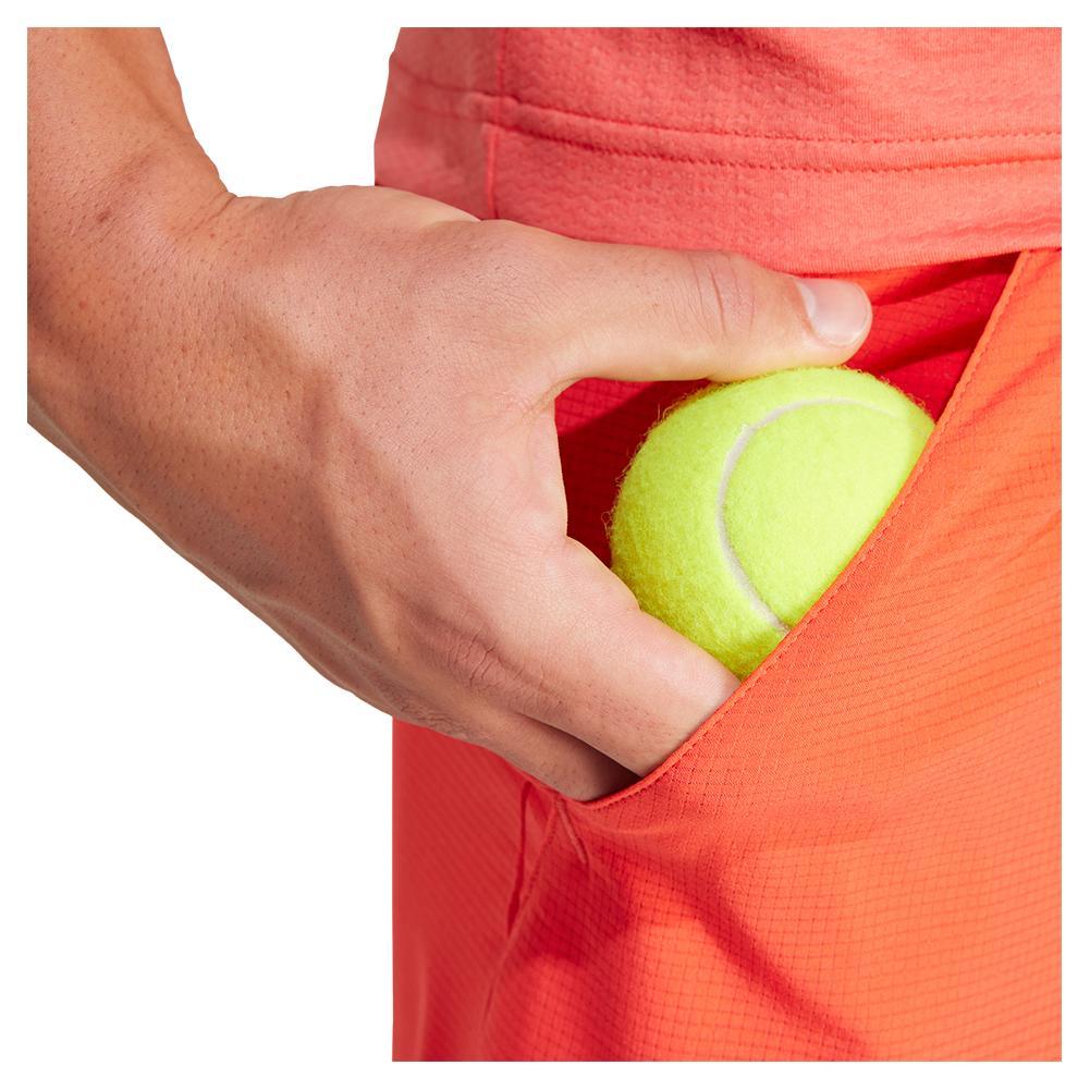 Men's Ergo 7 Inch Tennis Short Bright Red Adidas